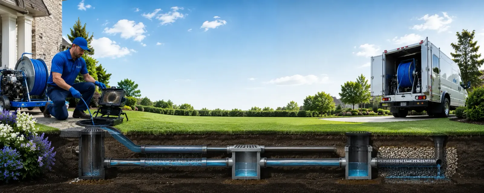 Outdoor drain cleaning information for Epps, LA